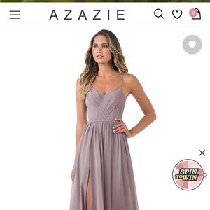 Azazie Cora Bridesmaids Dress Color Dusk